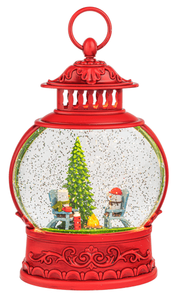 Holiday LED Light Up Shimmer S'mores Campfire Lantern