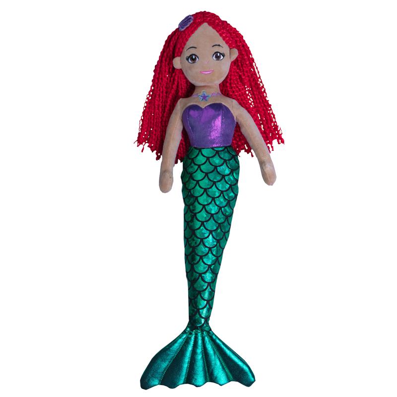 17" Doll Mermaid Red