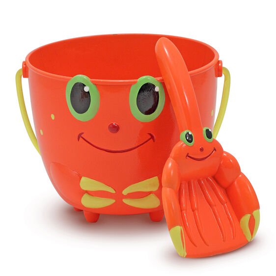 Beach Toy - Bucket - Crab Bucket w/Shovel Beach Toy