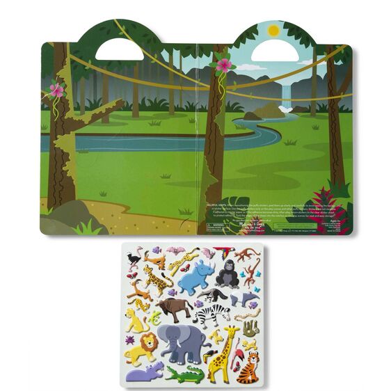 Sticker Set - Safari - Puffy Play Set
