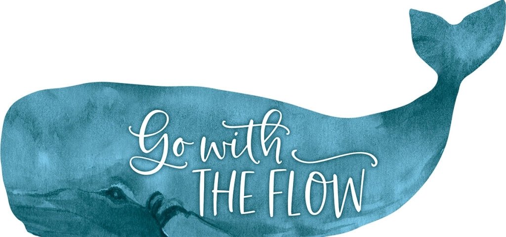 Sign - SAT0164 - Whale Go with the Flow