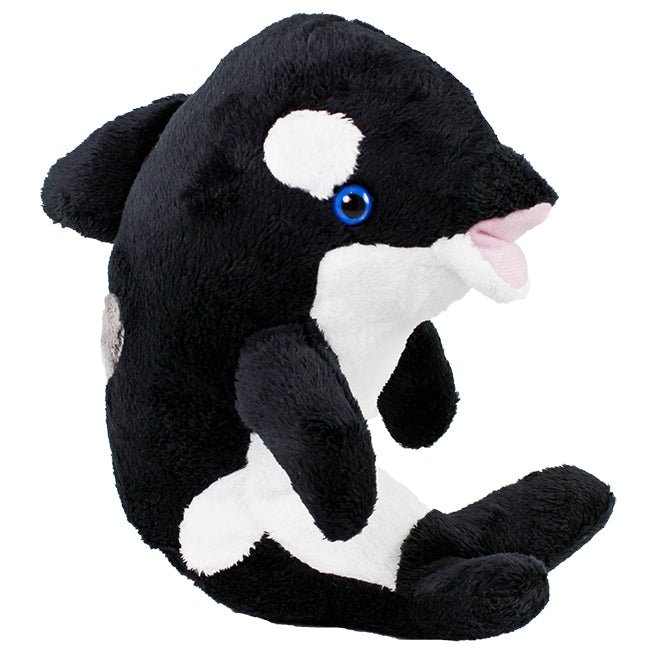 8" Black Sitting Chubby Orca (Mix-a-Pet)