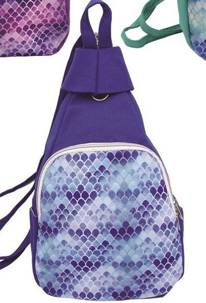 Clearance -Dark Blue- Back Pack - Mermaid