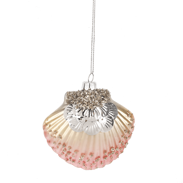 Ornament - Scallop Shell Glass