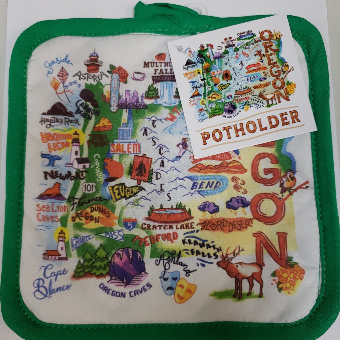 Pot Holder Oregon Map
