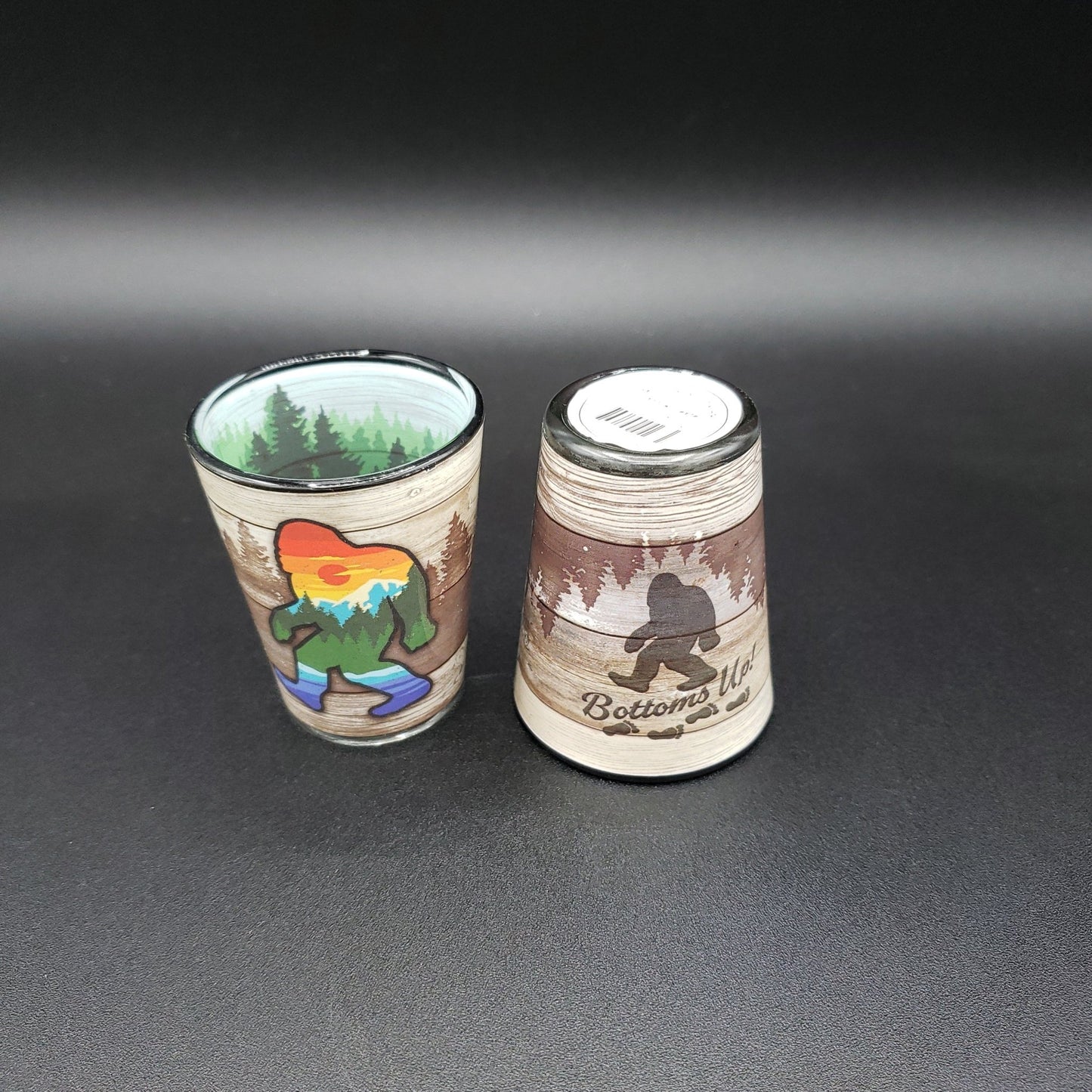 Shot Glass Bigfoot Bottoms UP