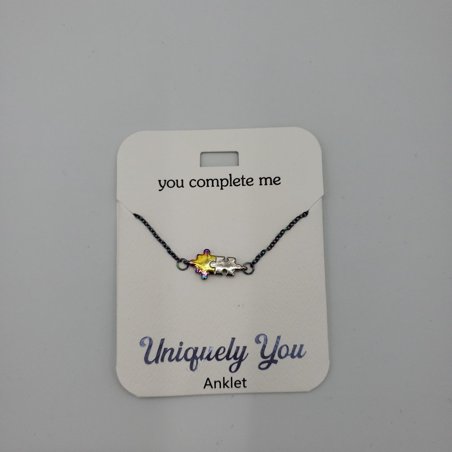 Anklet YOU 7443 You Complete Me Puzzle