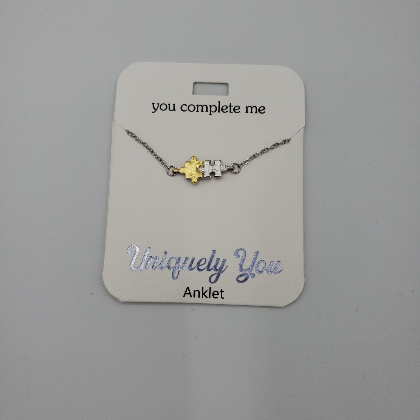 Anklet YOU 7427 You Complete Me Puzzle