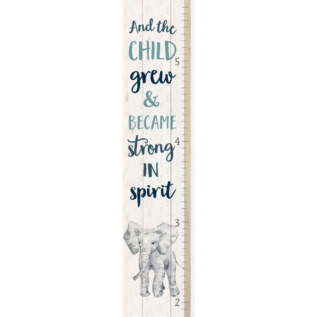 Sign - PNL0837 - And the Child Grew - Elephant