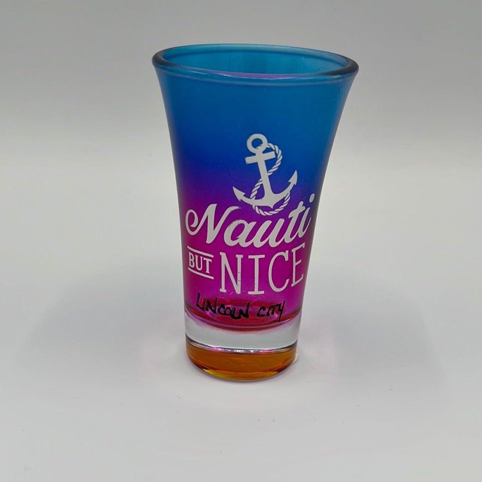 Clearance -Shot Glass Nauti But Nice Tulip Shooter