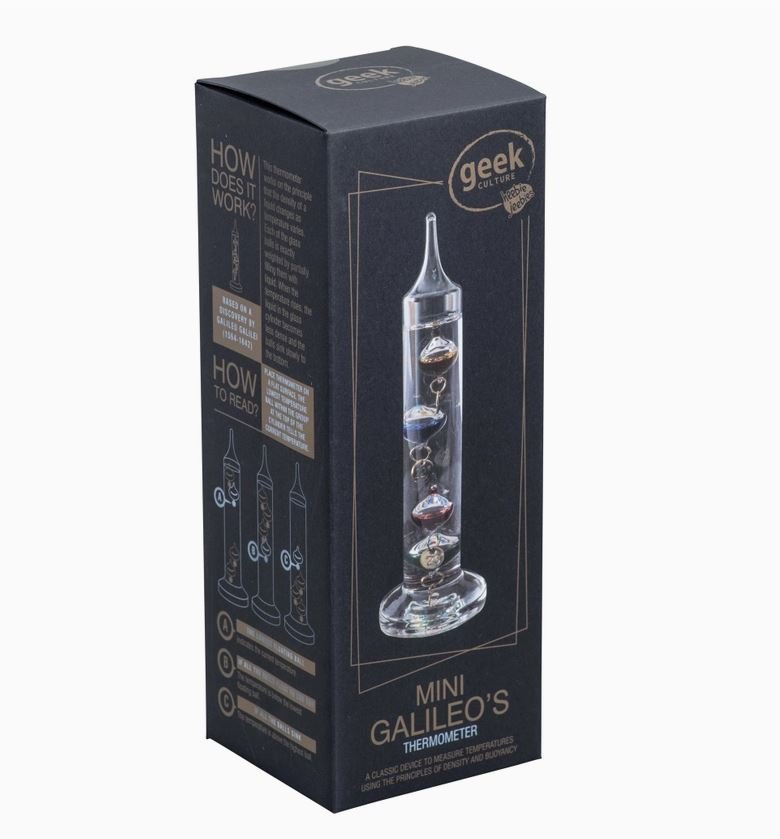 Galileo Thermometer 6"