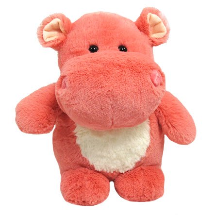 8" Salmon Pink Chubby Hippo (Mix-a-Pet)