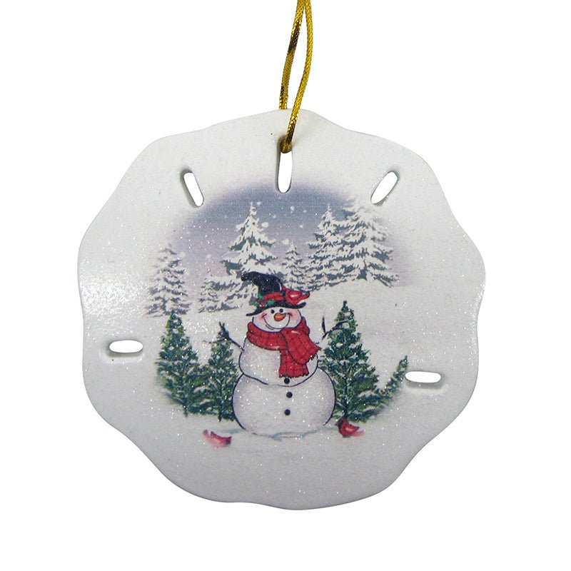 Ornament - Sand Dollar w/light house