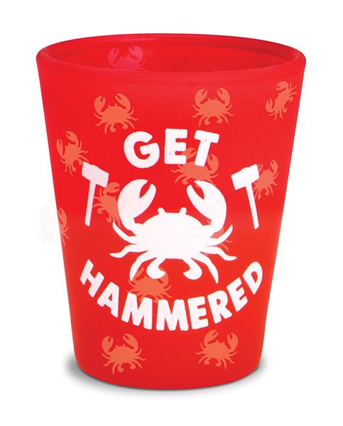 Shot Glass Velvet Crab Get Hammered