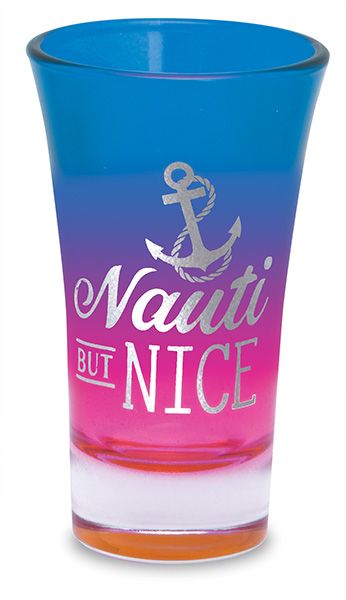 Clearance -Shot Glass Nauti But Nice Tulip Shooter