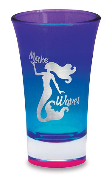 Clearance -Shot Glass Make Waves Mermaid Tulip Shooter