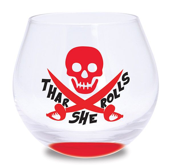 Clearance - Wobble Shot Glass Pirate