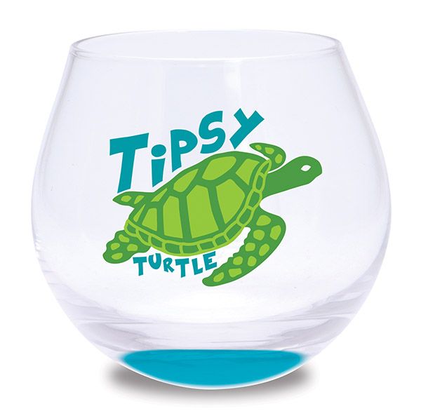 Clearance - Wobble Shot Glass Tipsy Turtle