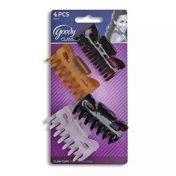 Hair Clips - Goody - Claw - 4pk