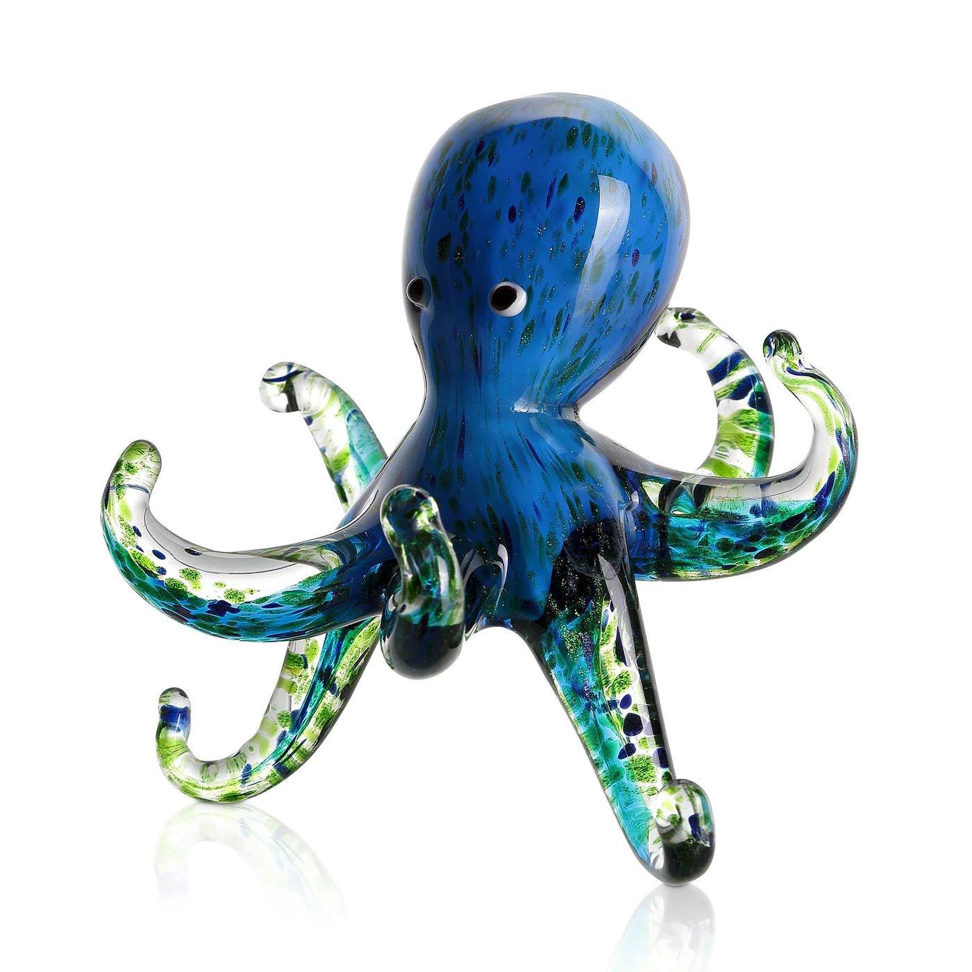Octopus Cerulean Glass Art