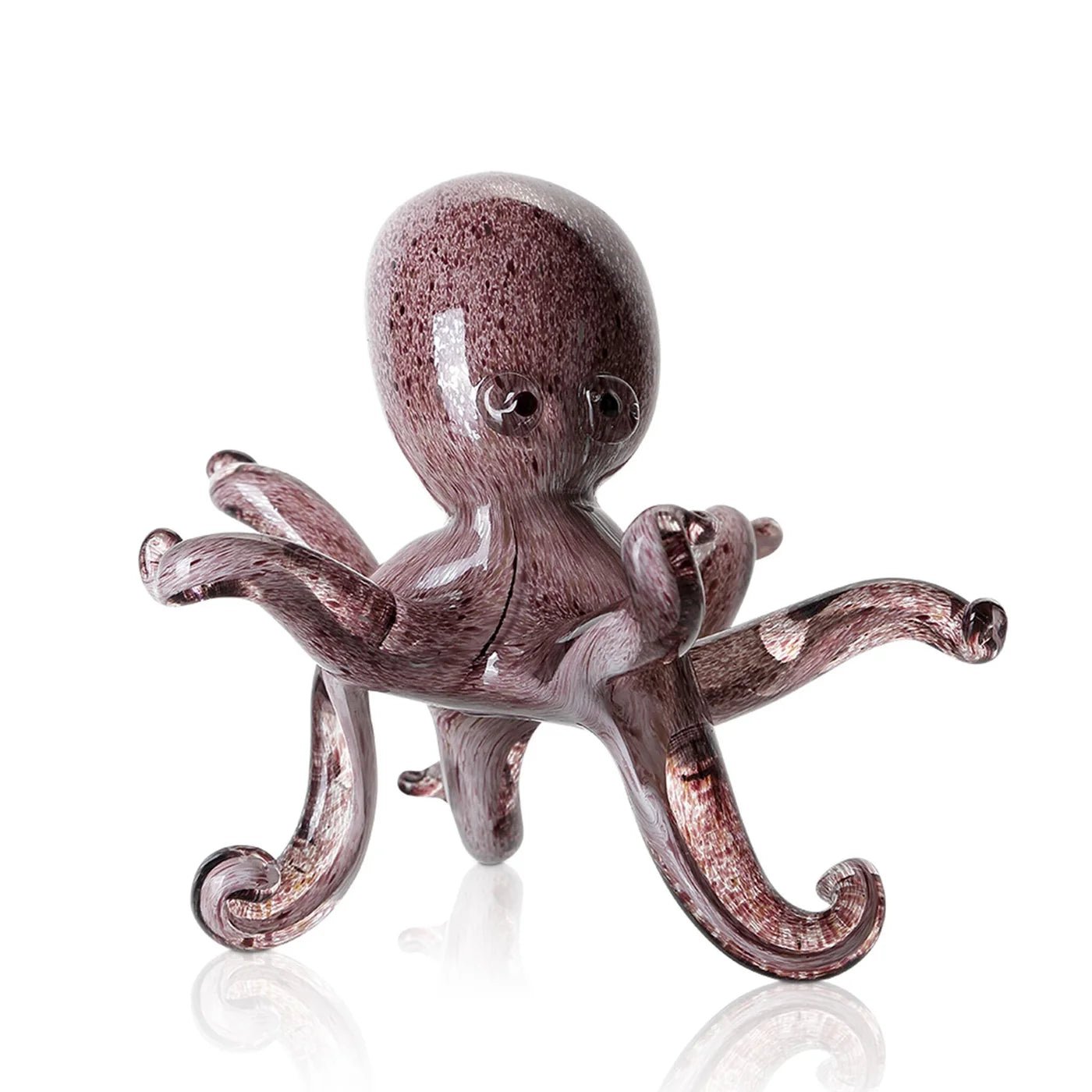 Octopus Pink Glass Art