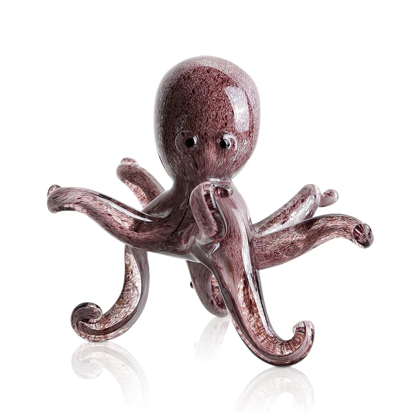 Octopus Pink Glass Art