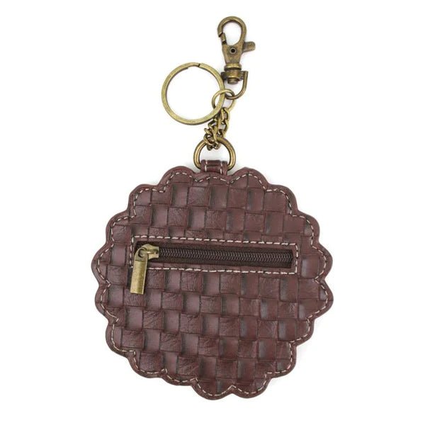 Key Fob Coin Purse Sunflower