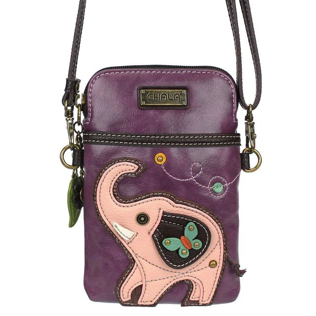 Cell Phone Xbody Purple Elephant