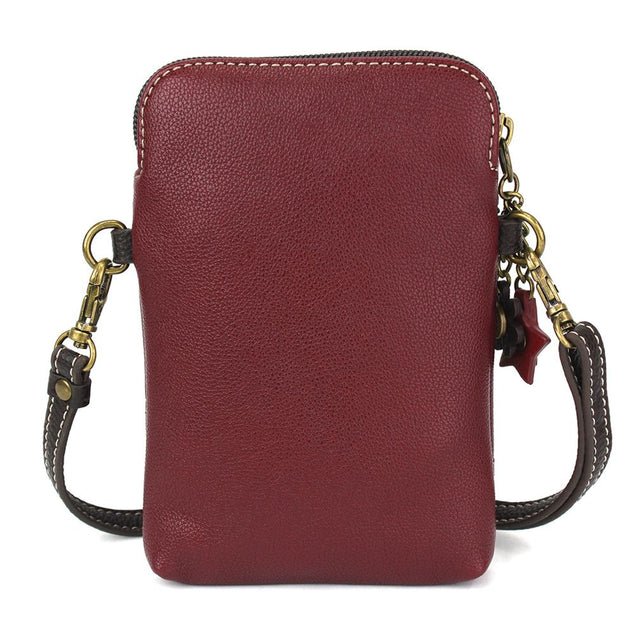 Cell Phone Xbody Maroon triceratops