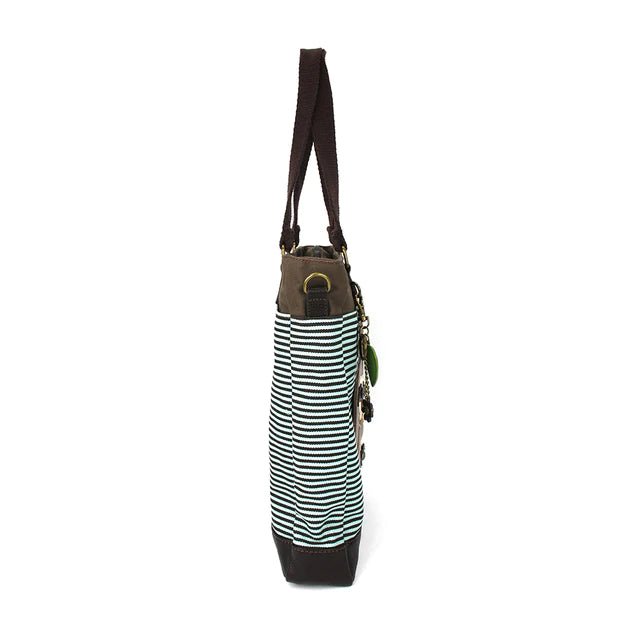 Work Tote Blue Stripe Sloth