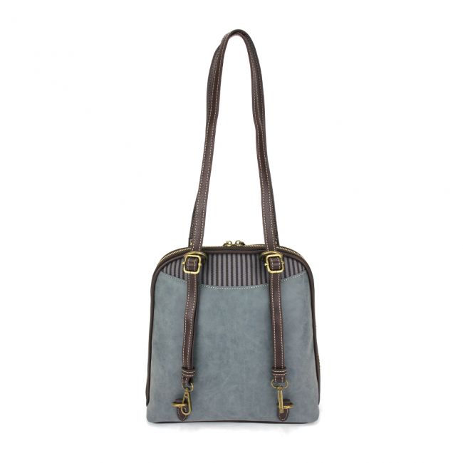 Convertible Backpack Purse Indigo Turtles