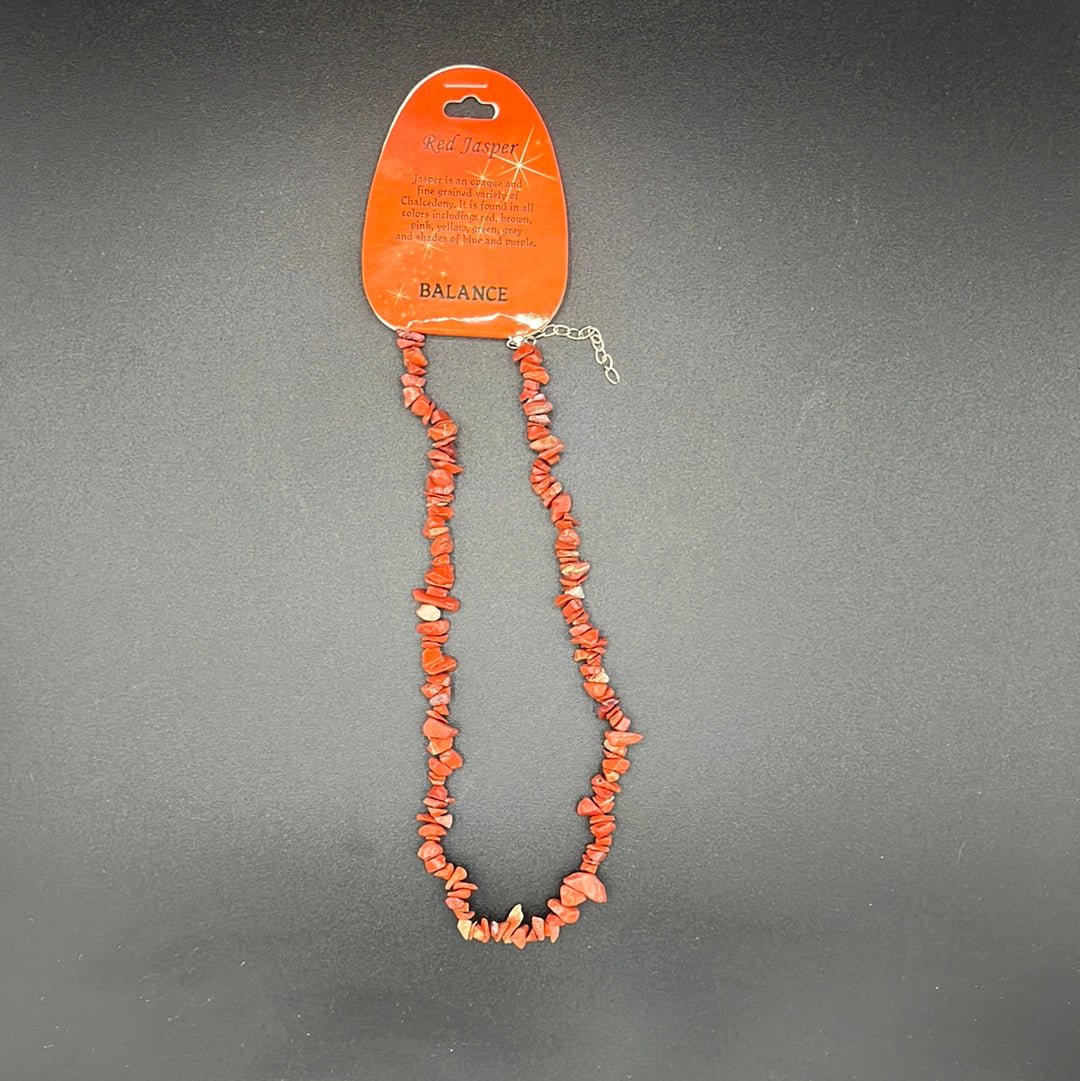 Necklace - Designer Red Jasper