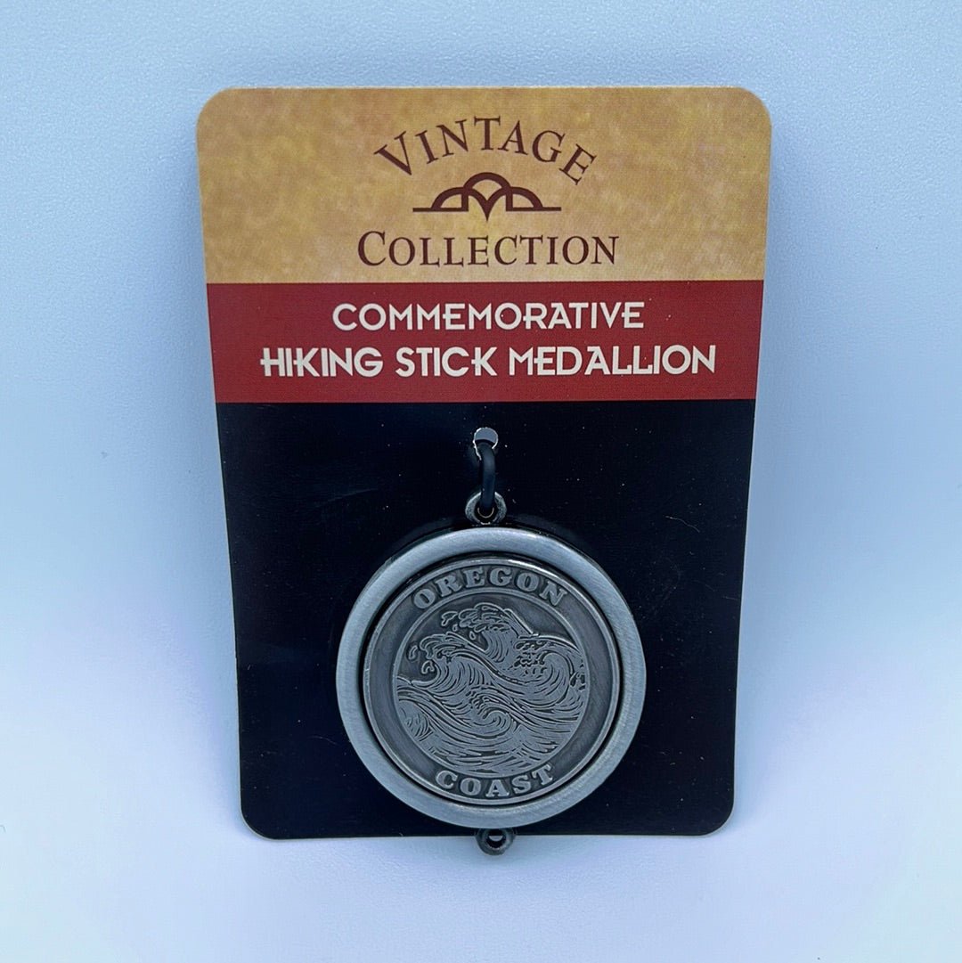 Hiking Stick Medallion Oregon Coast