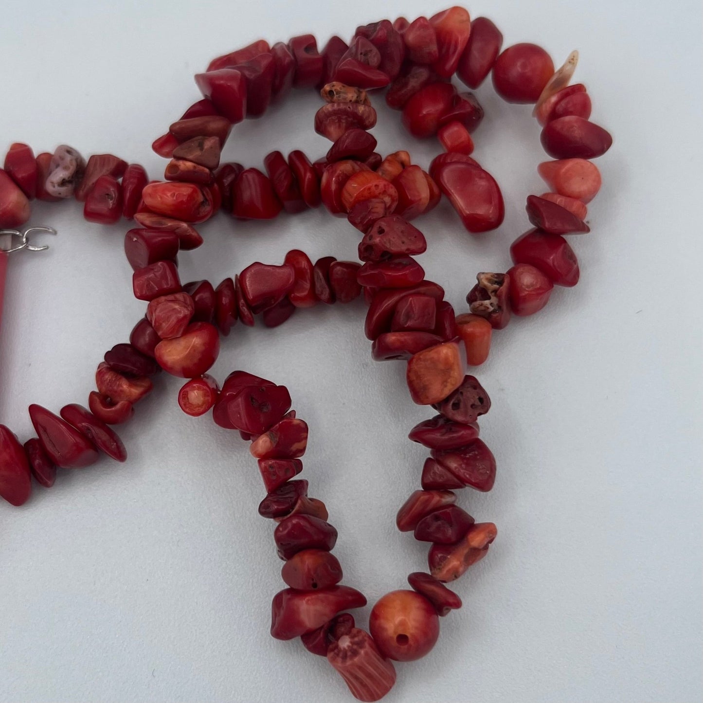 Necklace - Designer Red Coral