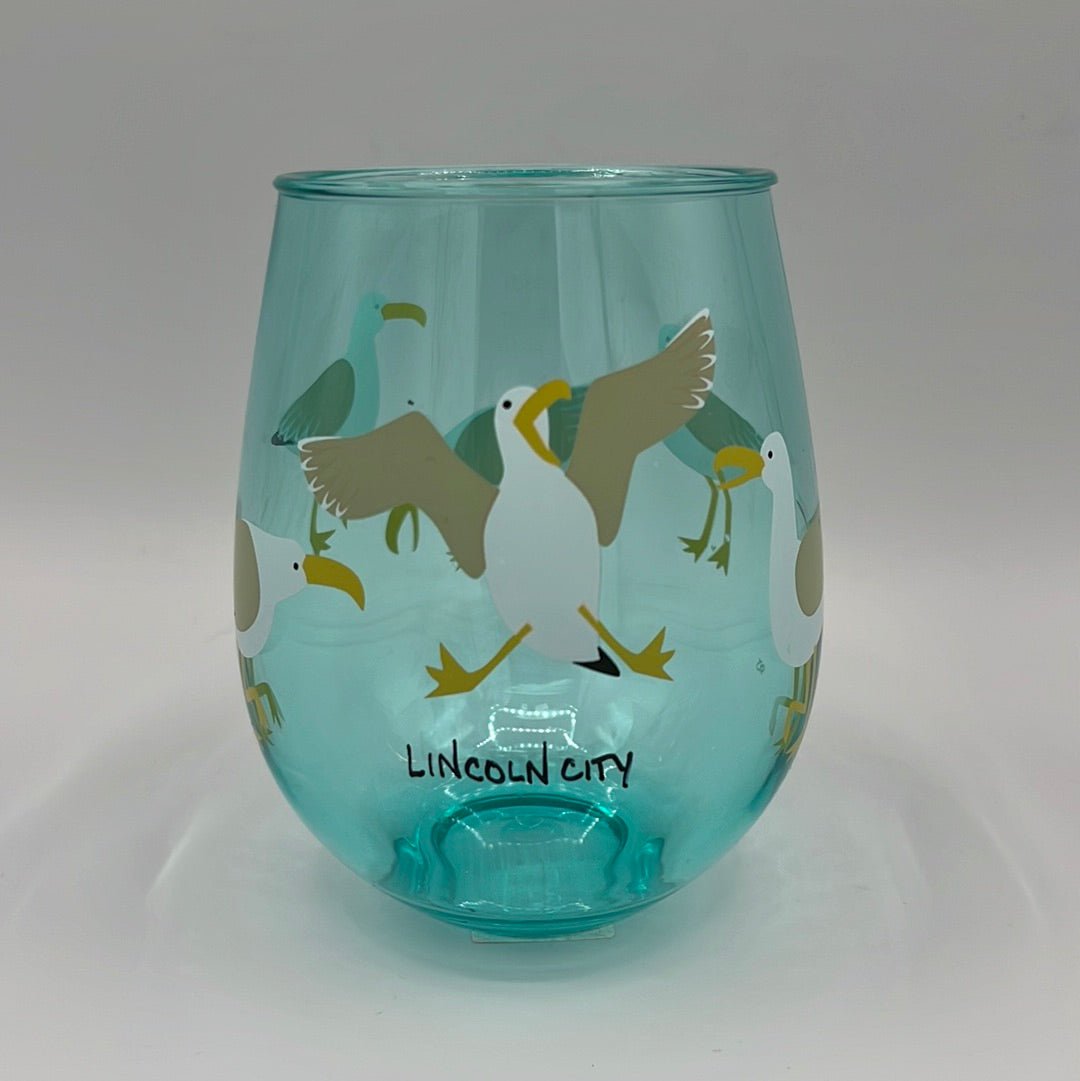 Wine Glass Tumbler Seagulls