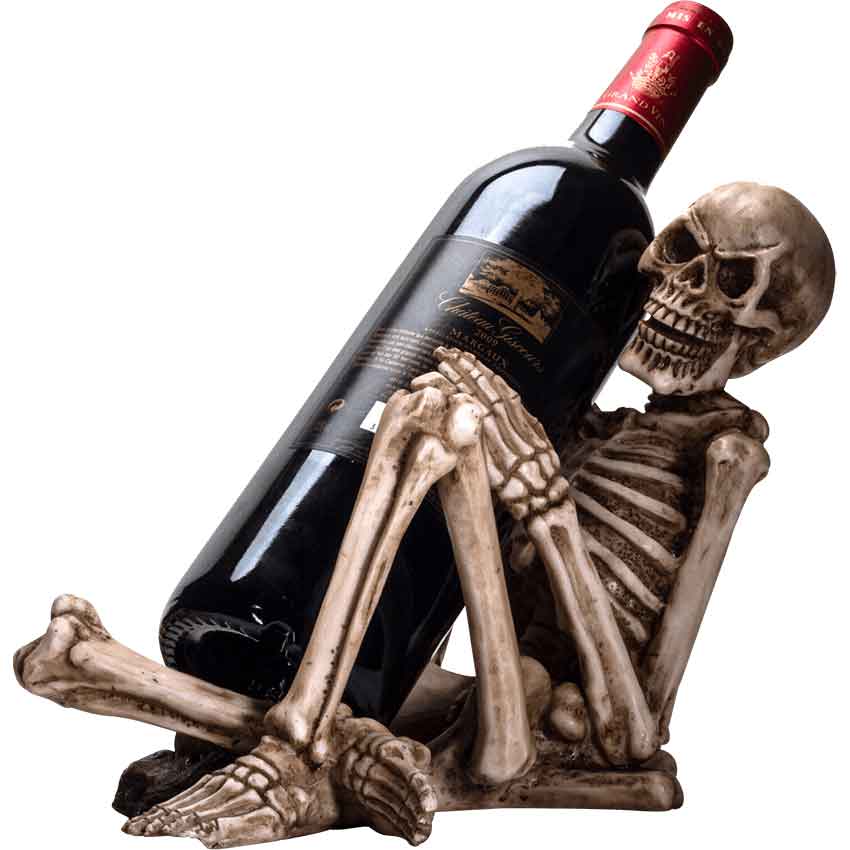 Skeleton Wine Holder