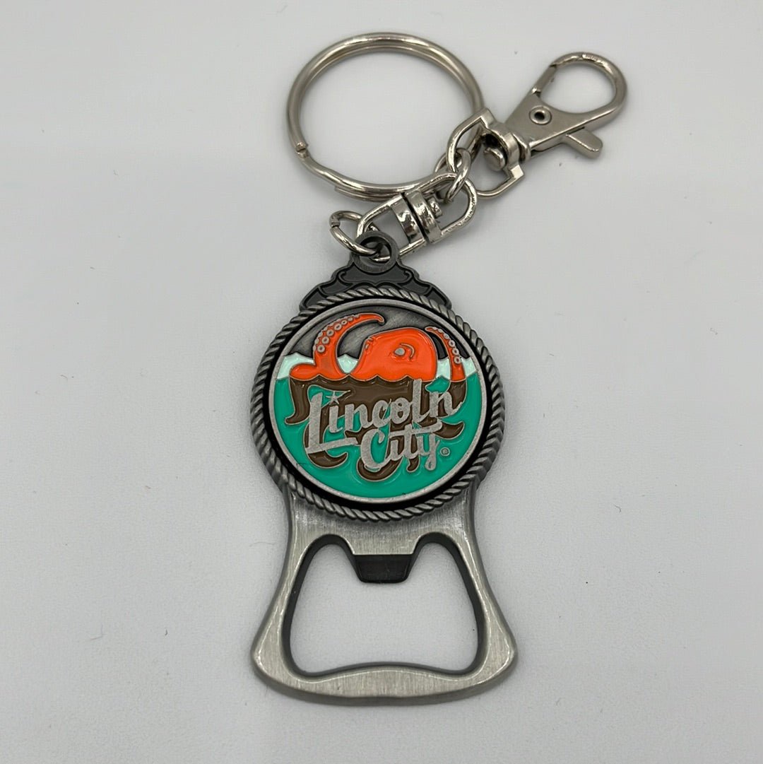 Keyring W/Bottle Opener Lincoln City