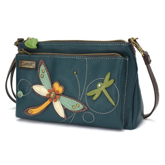 Deluxe Crossbody Turquoise Dragonfly