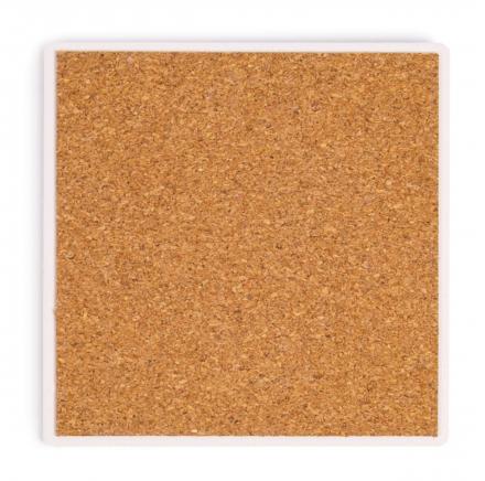 Coaster Red Mushroom Dragonfly Fern