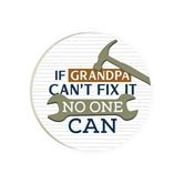 Car Coaster CST0505 - If Grandpa Can't Fix It No One Can