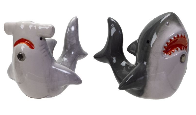 Sharks Magnetic Salt & Pepper Shaker