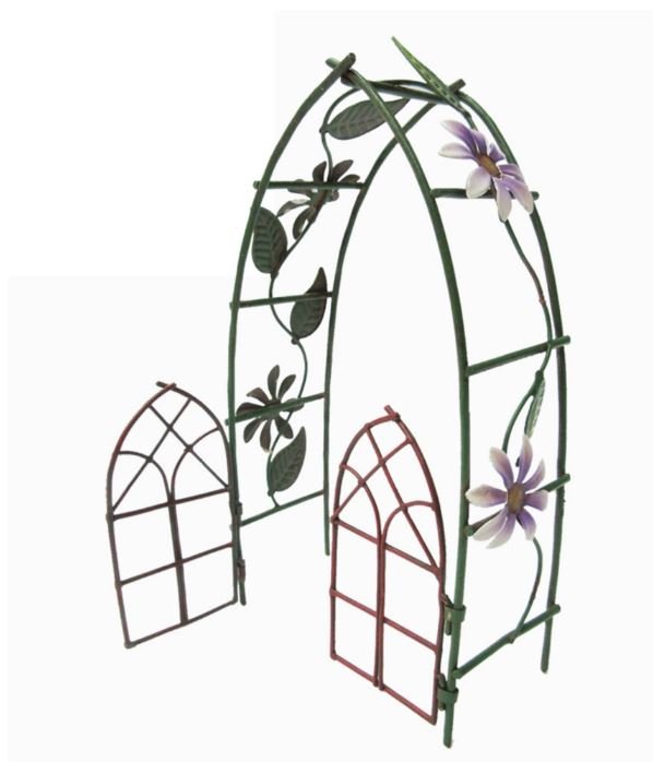 Clearance - Figurine - Metal Arbor Gate