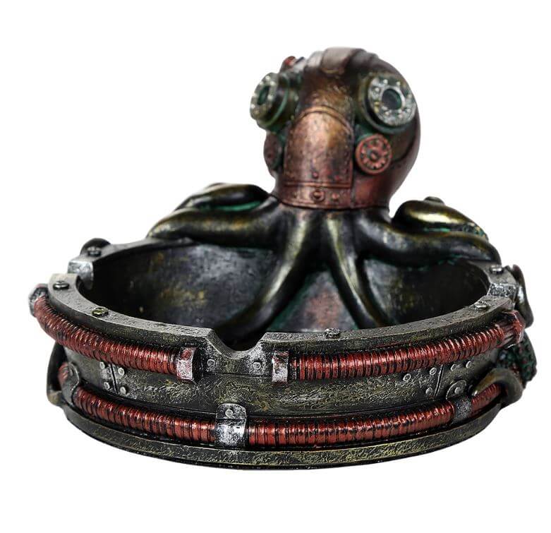 Steampunk Octopus Ashtray