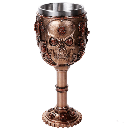 Goblet - Steampunk Skull