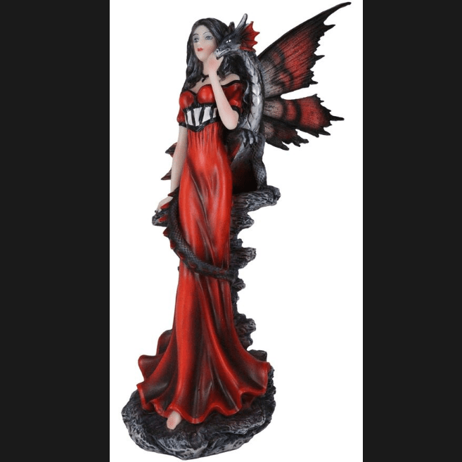 Red Fairy with Dragon