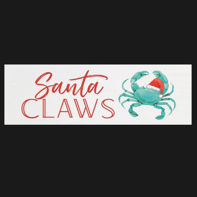 Clearance - Sign - BLC0079 - Santa Claws