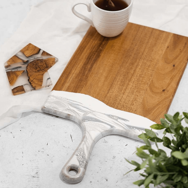 10" x 20" Marble Charcuterie Board