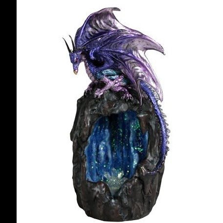 Incense Burner - Purple Dragon (backflow w/ light)