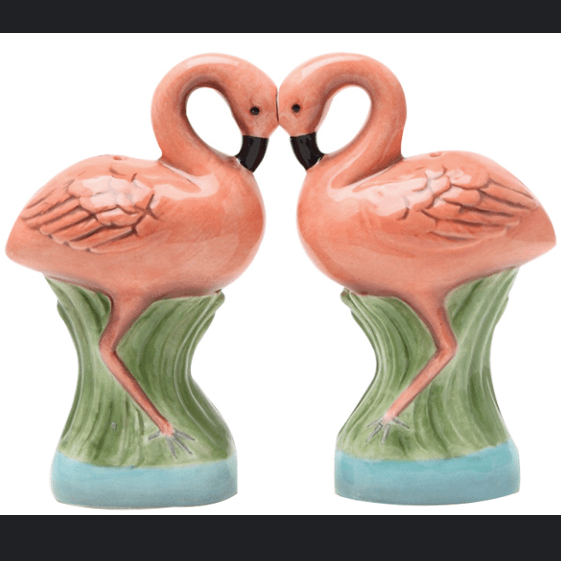Salt & Pepper Shaker - Flamingos Magnetic