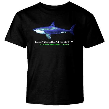 Clearance T-shirt Kids Blue Diamond Shark
